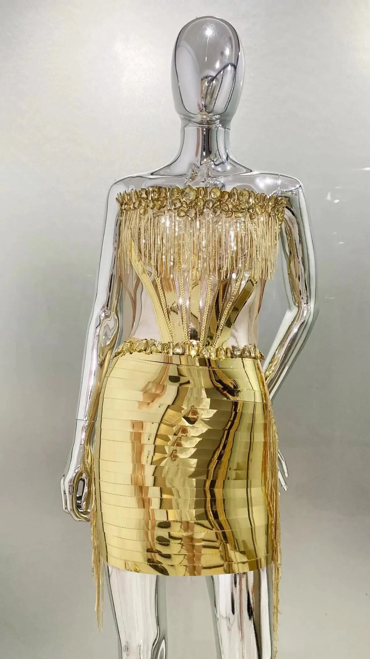 2 Pieces Bodycon Mini Dress