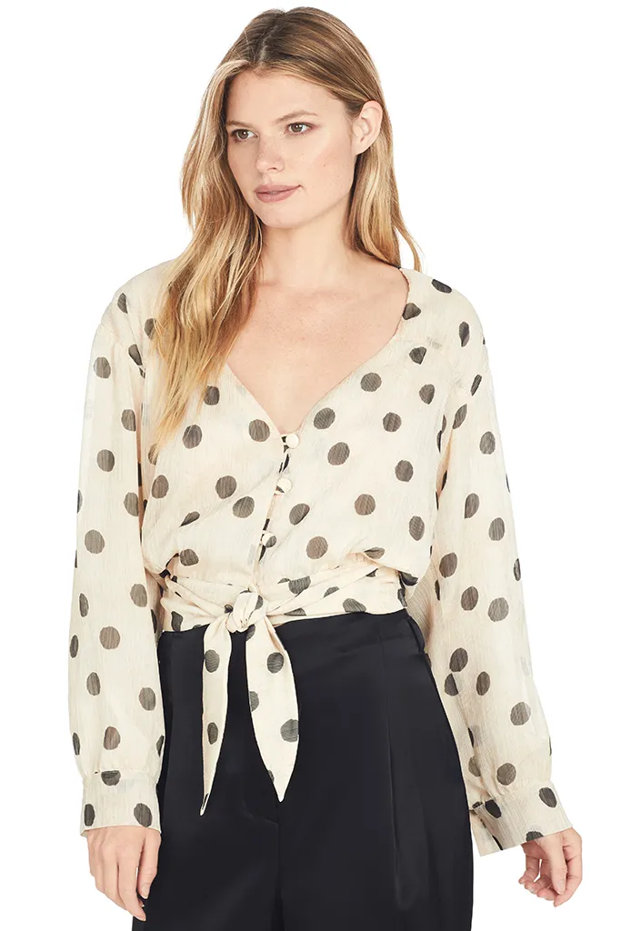 Amulet Top (Cream Dot)