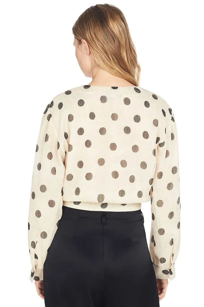 Amulet Top (Cream Dot)