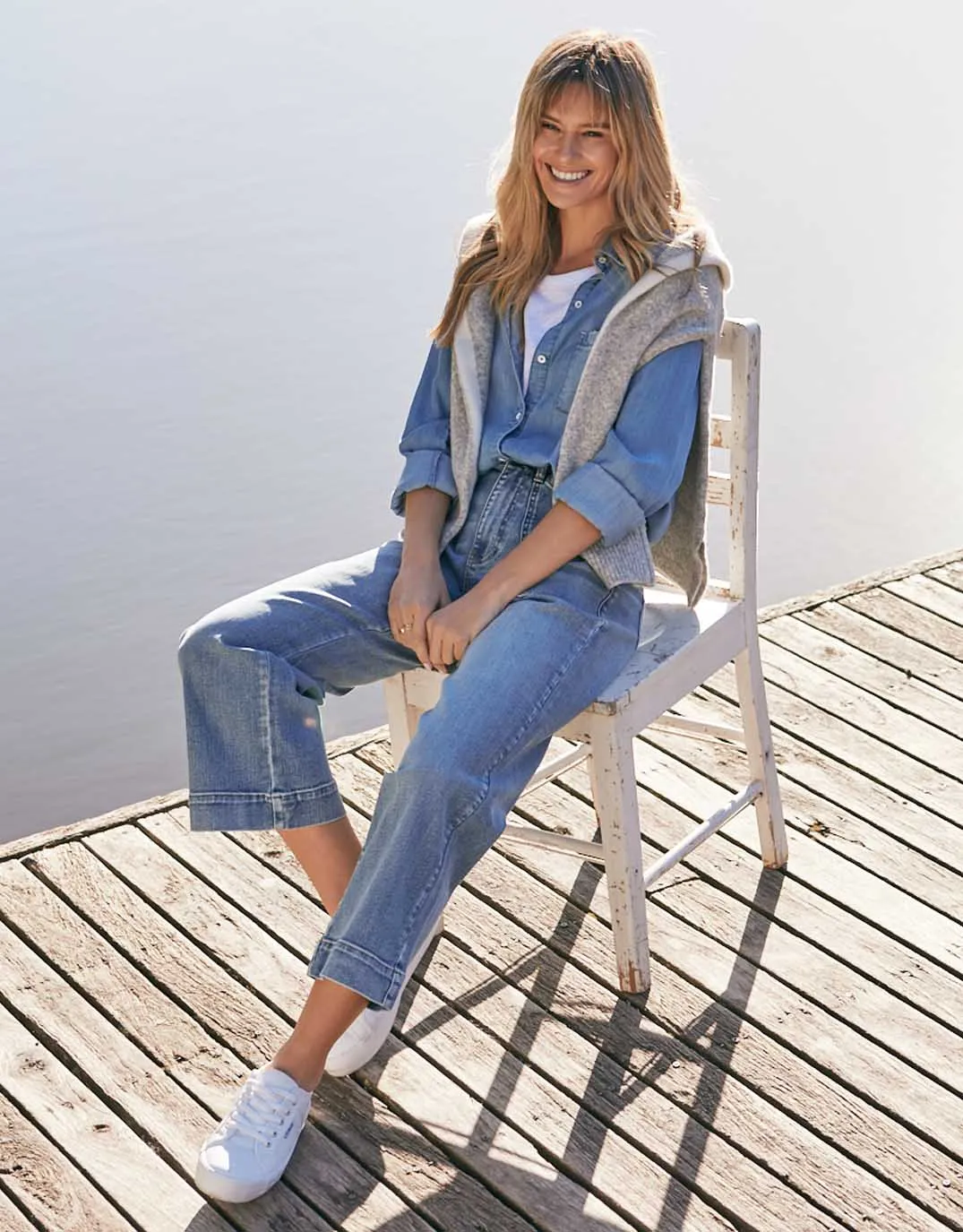 Ava Vintage Shirt - Denim