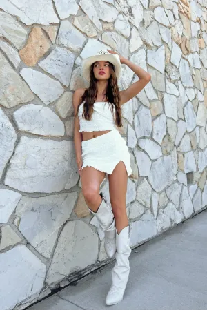 Avalon Smocked Mini Skirt