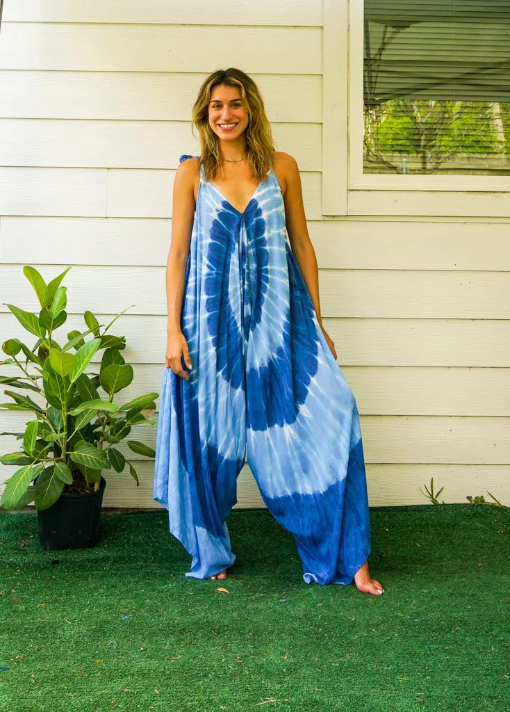 Azure Swirl Jumpsuit