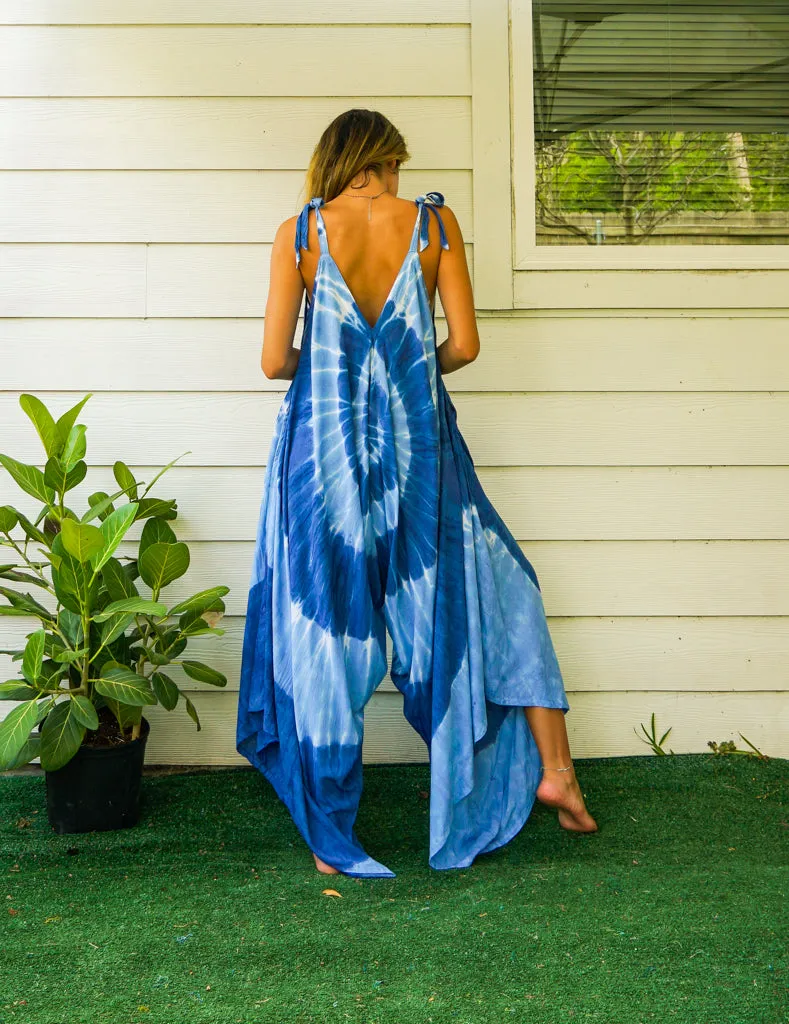 Azure Swirl Jumpsuit