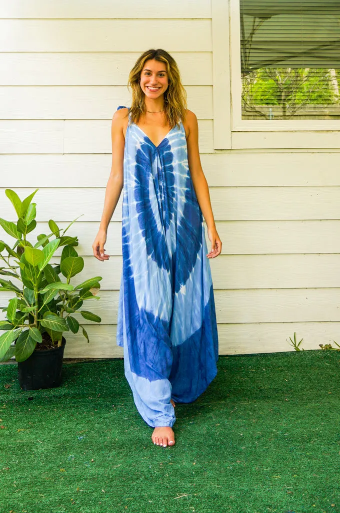 Azure Swirl Jumpsuit