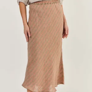 Bias Skirt - Brick