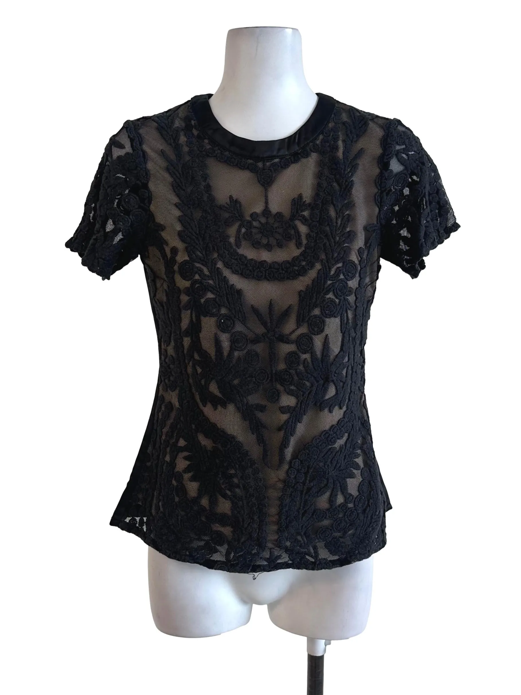 Black Lace Top