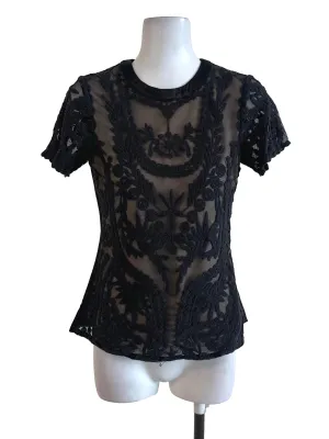 Black Lace Top