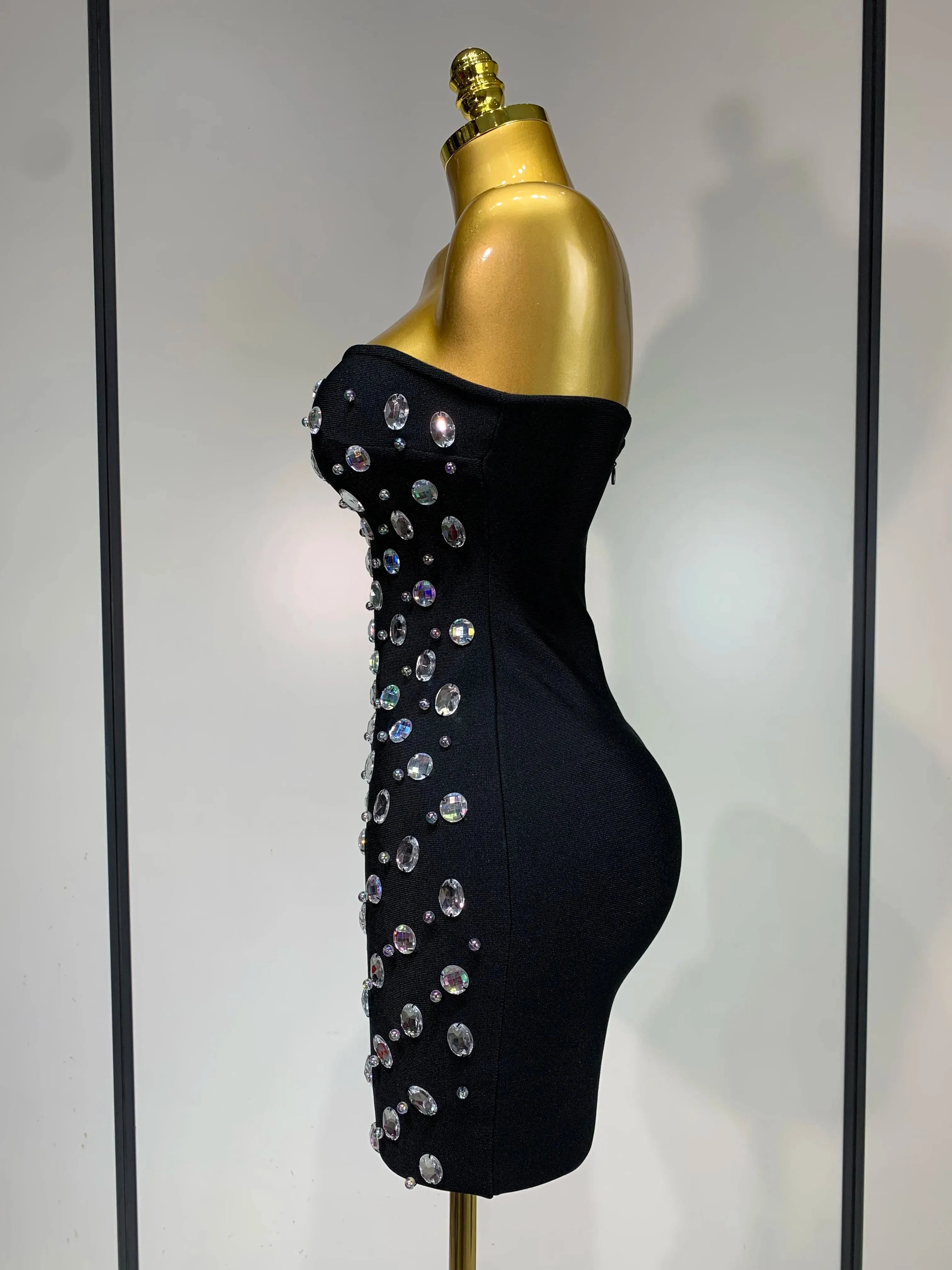 Bodycon Strapless Mini Dress