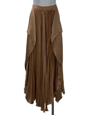 Brown Asymmetrical Skirt