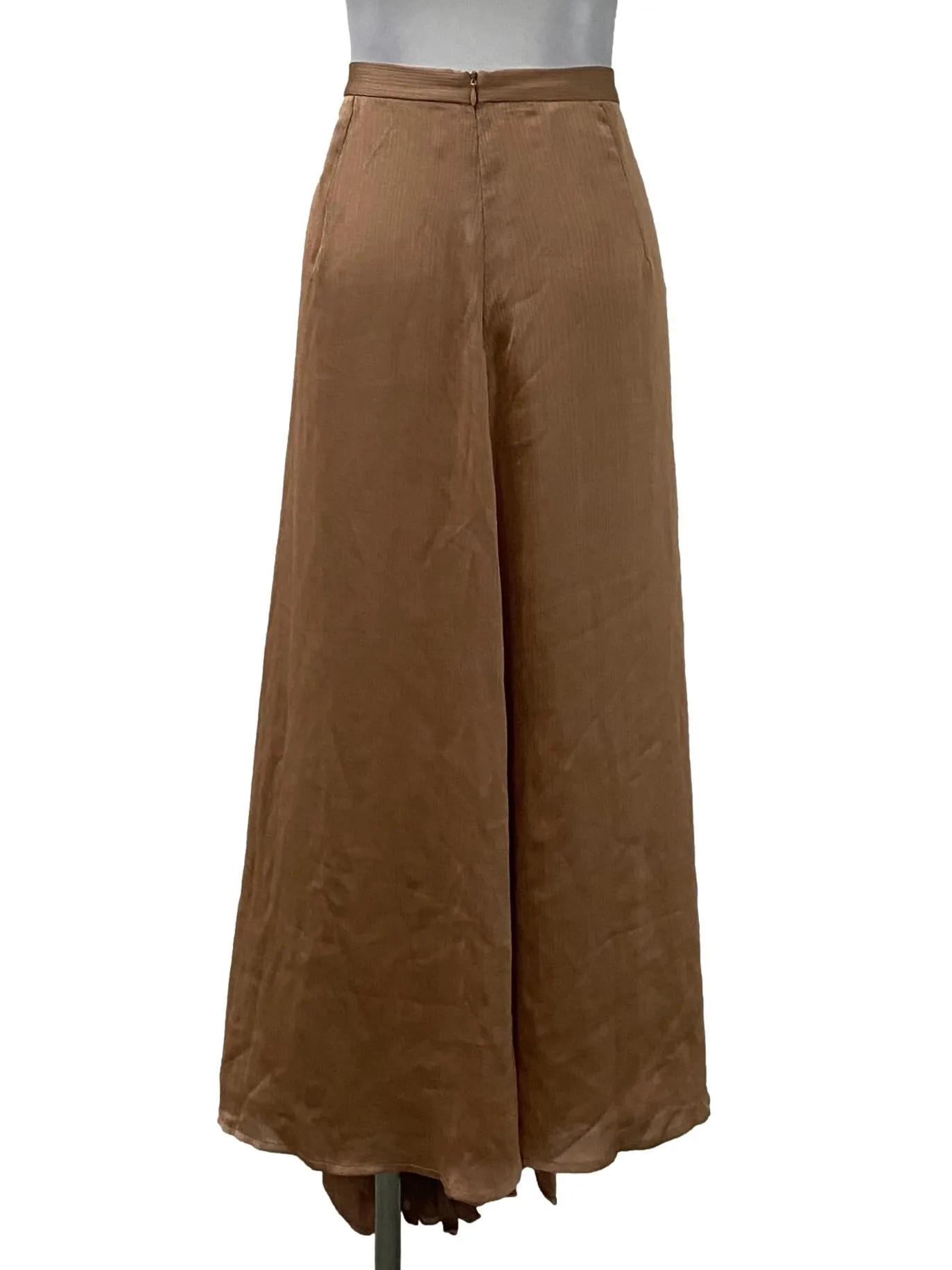 Brown Asymmetrical Skirt