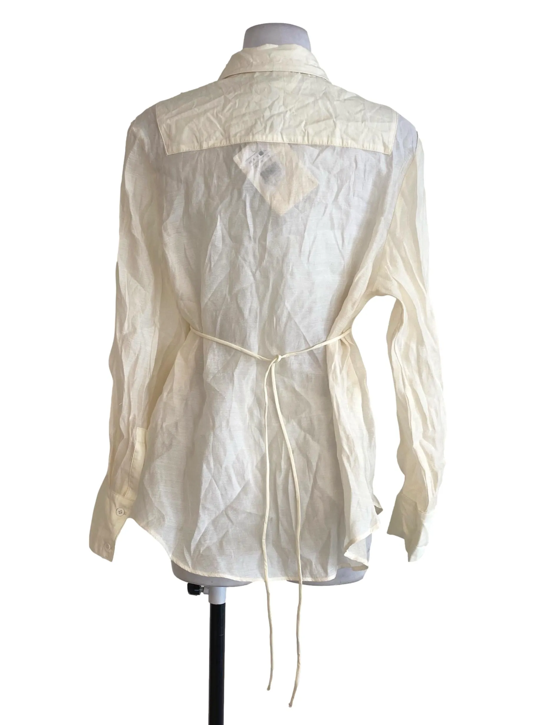 Buttermilk Textured Blouse LB