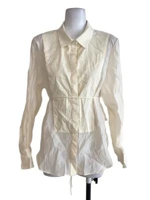 Buttermilk Textured Blouse LB