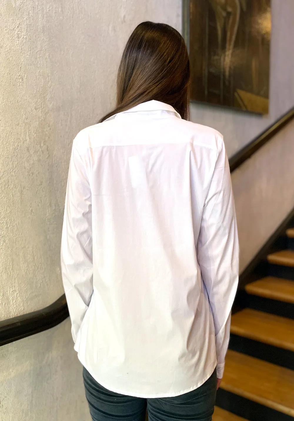 Button Down Shirt - White