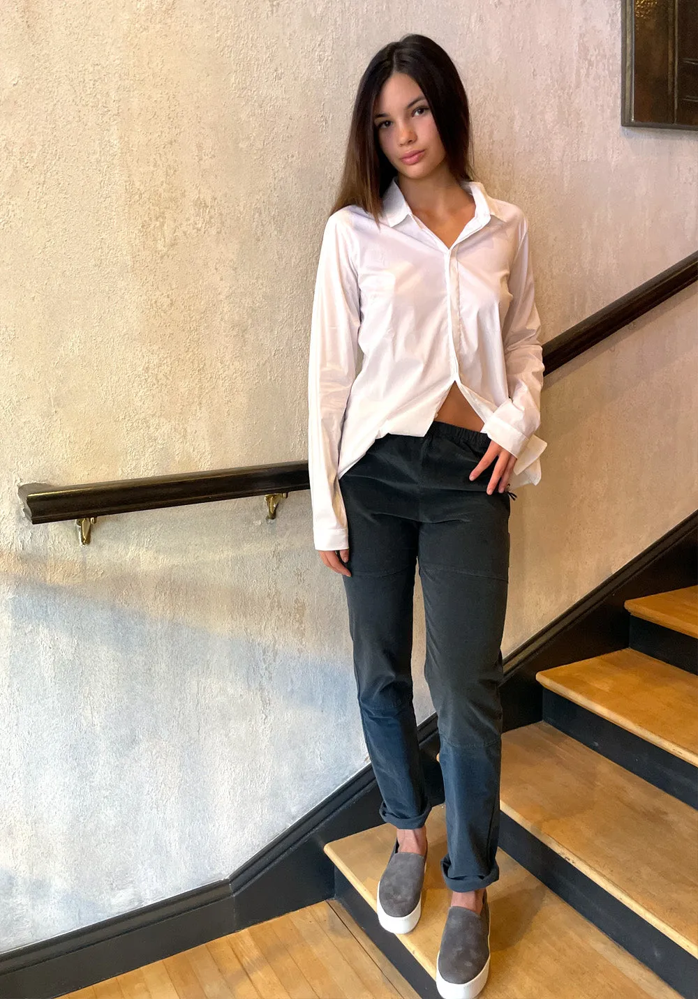 Button Down Shirt - White