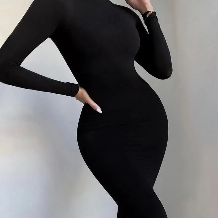 Casual Turtleneck Rompers