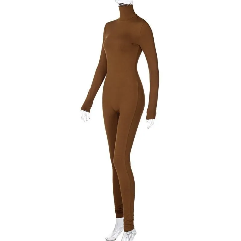 Casual Turtleneck Rompers