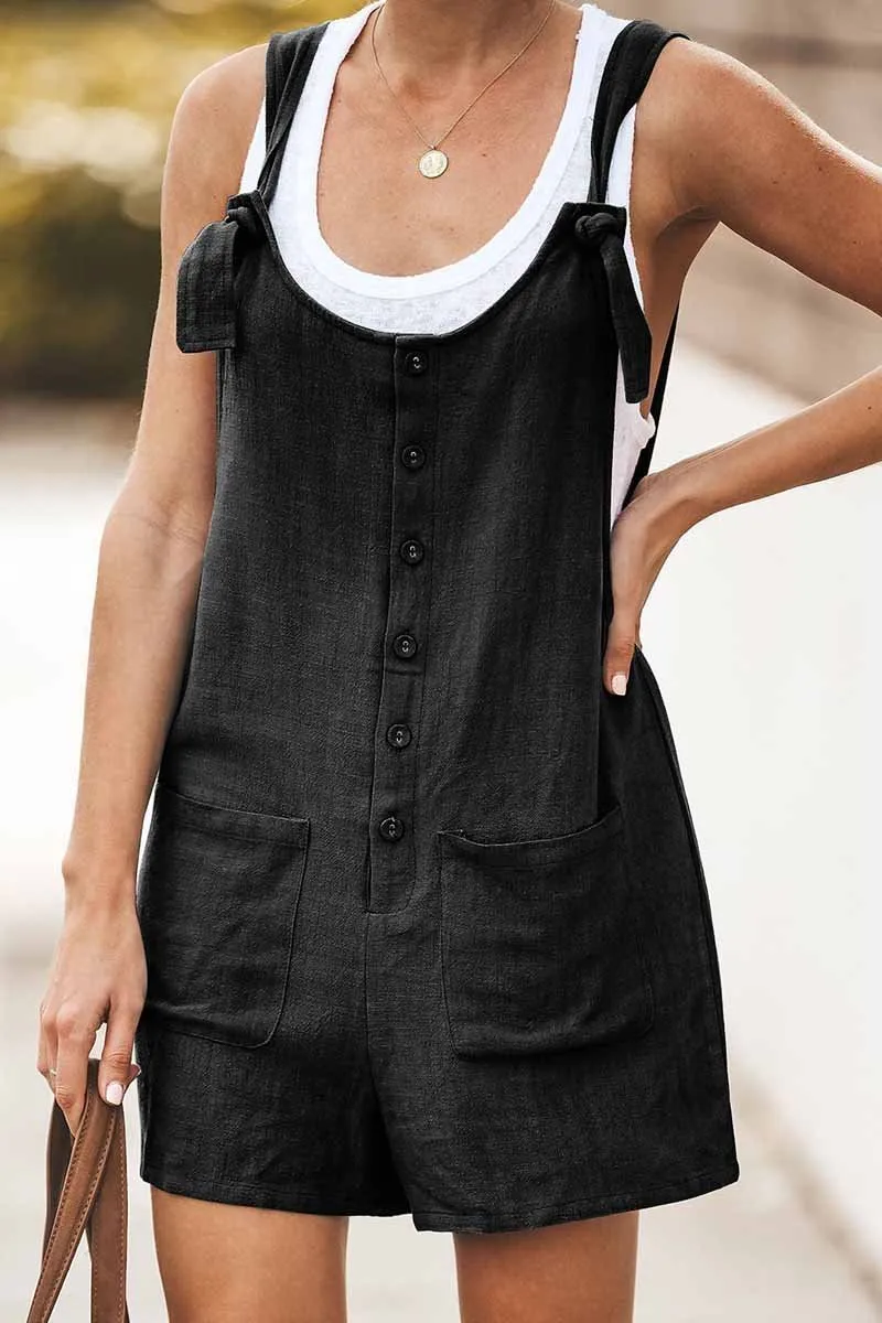 Chicindress Cotton Pocket Jumpsuit(3 Colors)