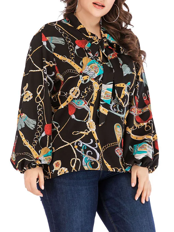 Chiffon Shirt Plus Size Women's Clothing