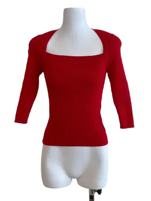 Chilli Red Longsleeve Top