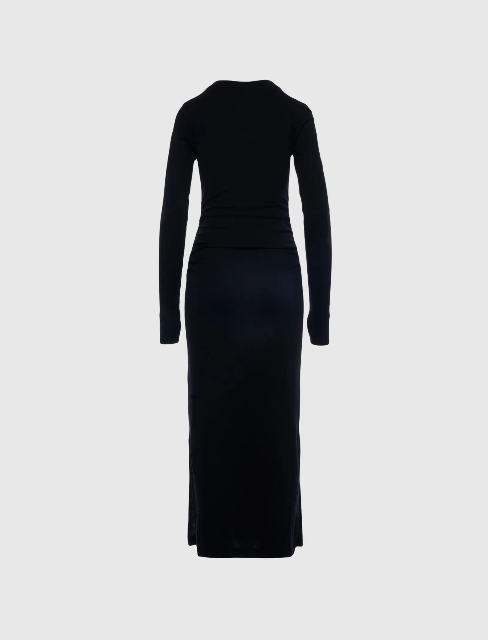 COTTON RIB LONG DRESS