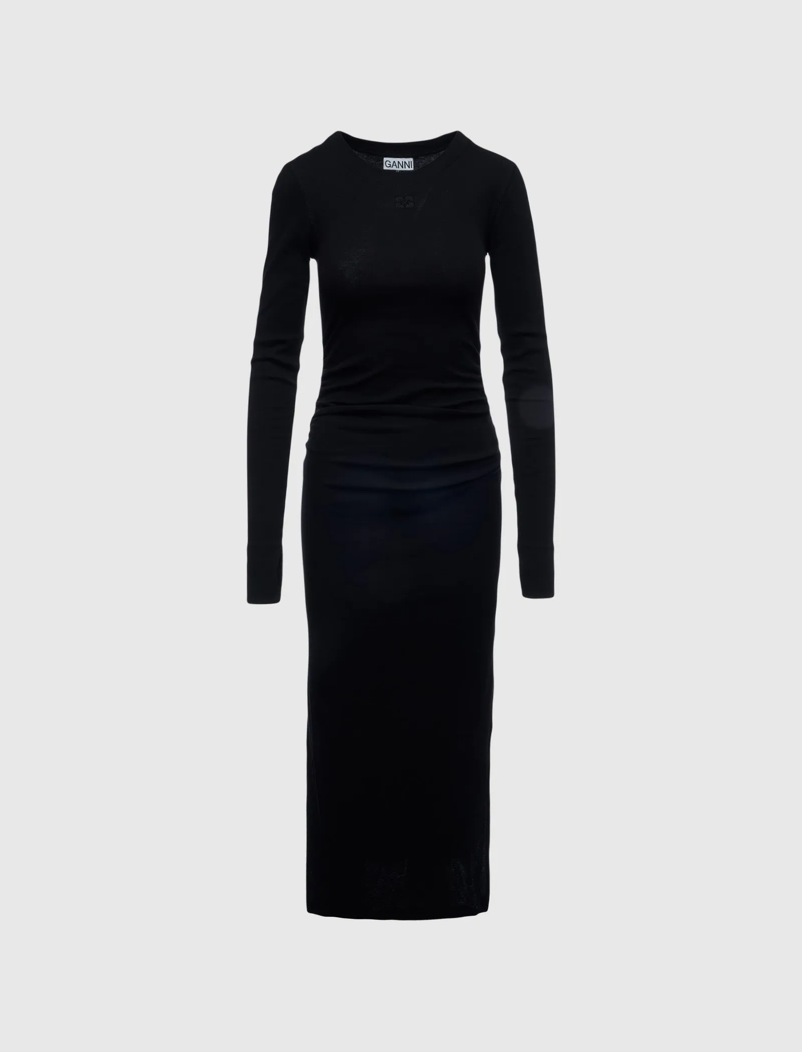 COTTON RIB LONG DRESS