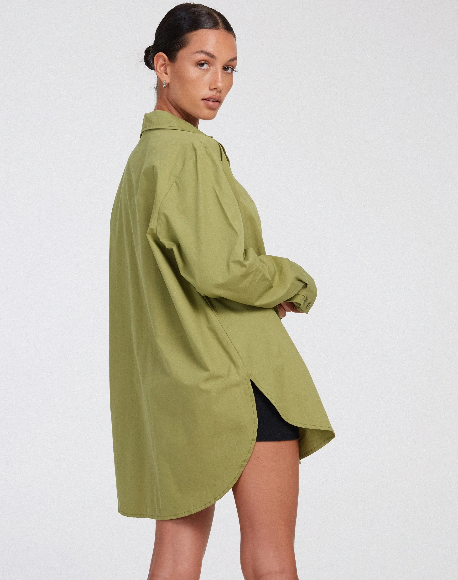 Gane Shirt in Seafoam Green