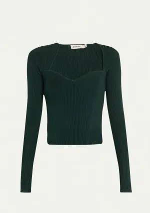 Giuliana Sweetheart Top (Emerald)