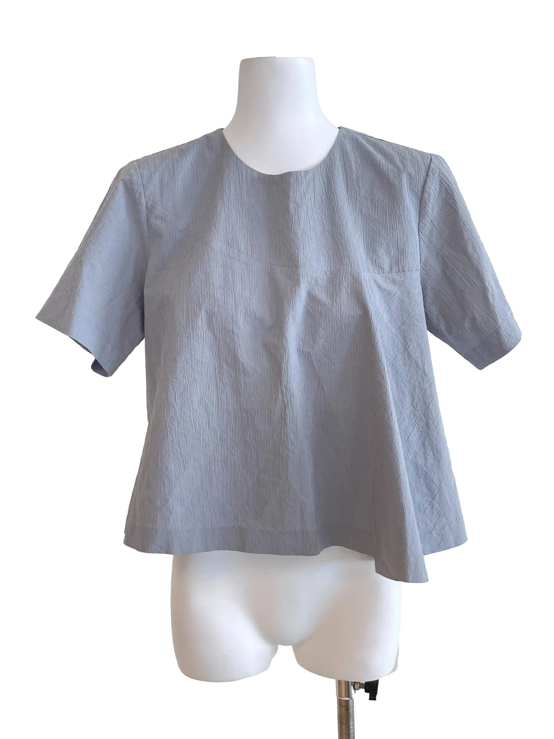 Grey Textured Wide Top