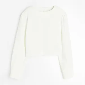 H&M Shoulder-pad blouse, white