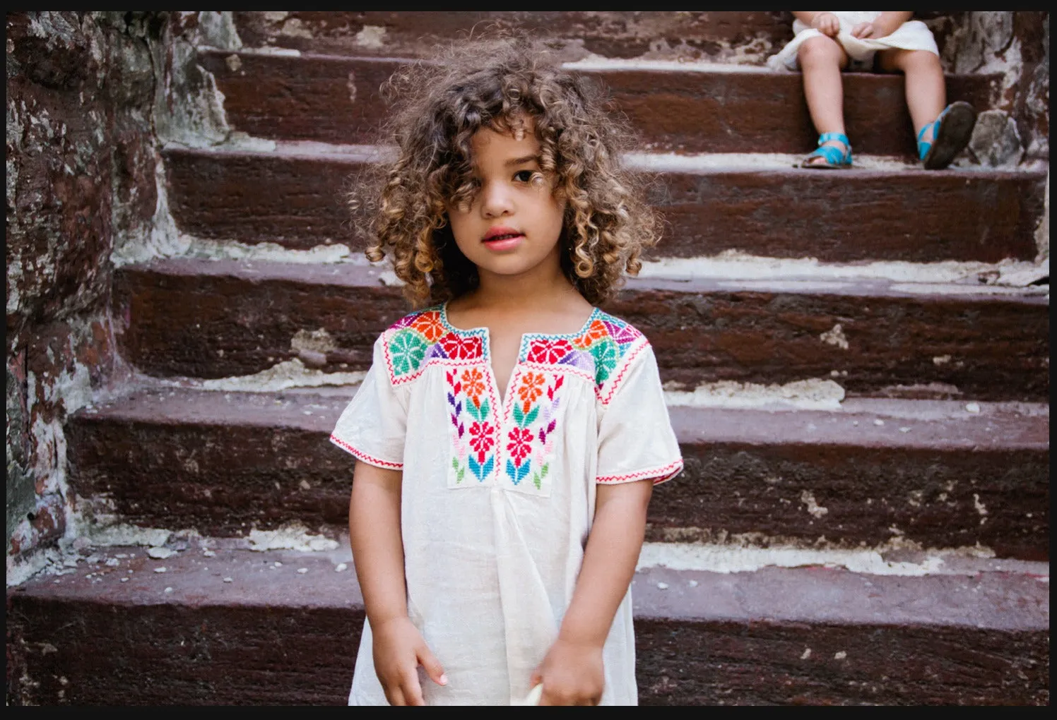 Hand Embroidered Scoop Blouse
