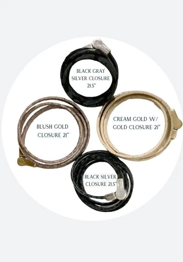 Handmade Artisan Leather Wrap Bracelets