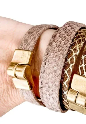 Handmade Artisan Leather Wrap Bracelets