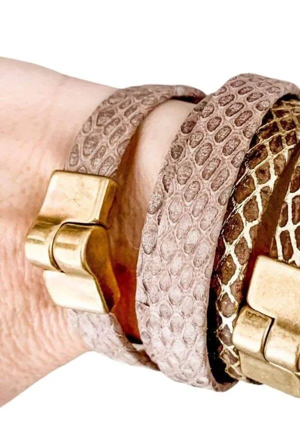 Handmade Artisan Leather Wrap Bracelets