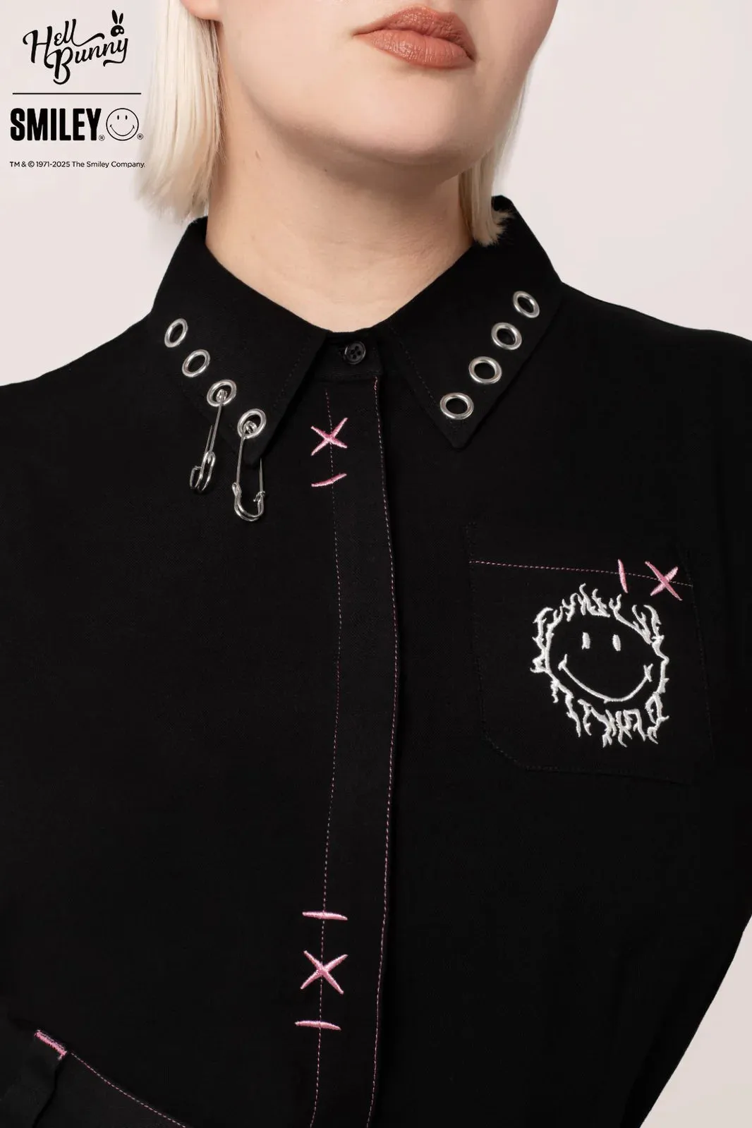 Hell Bunny X Smiley® Dylan Shirt