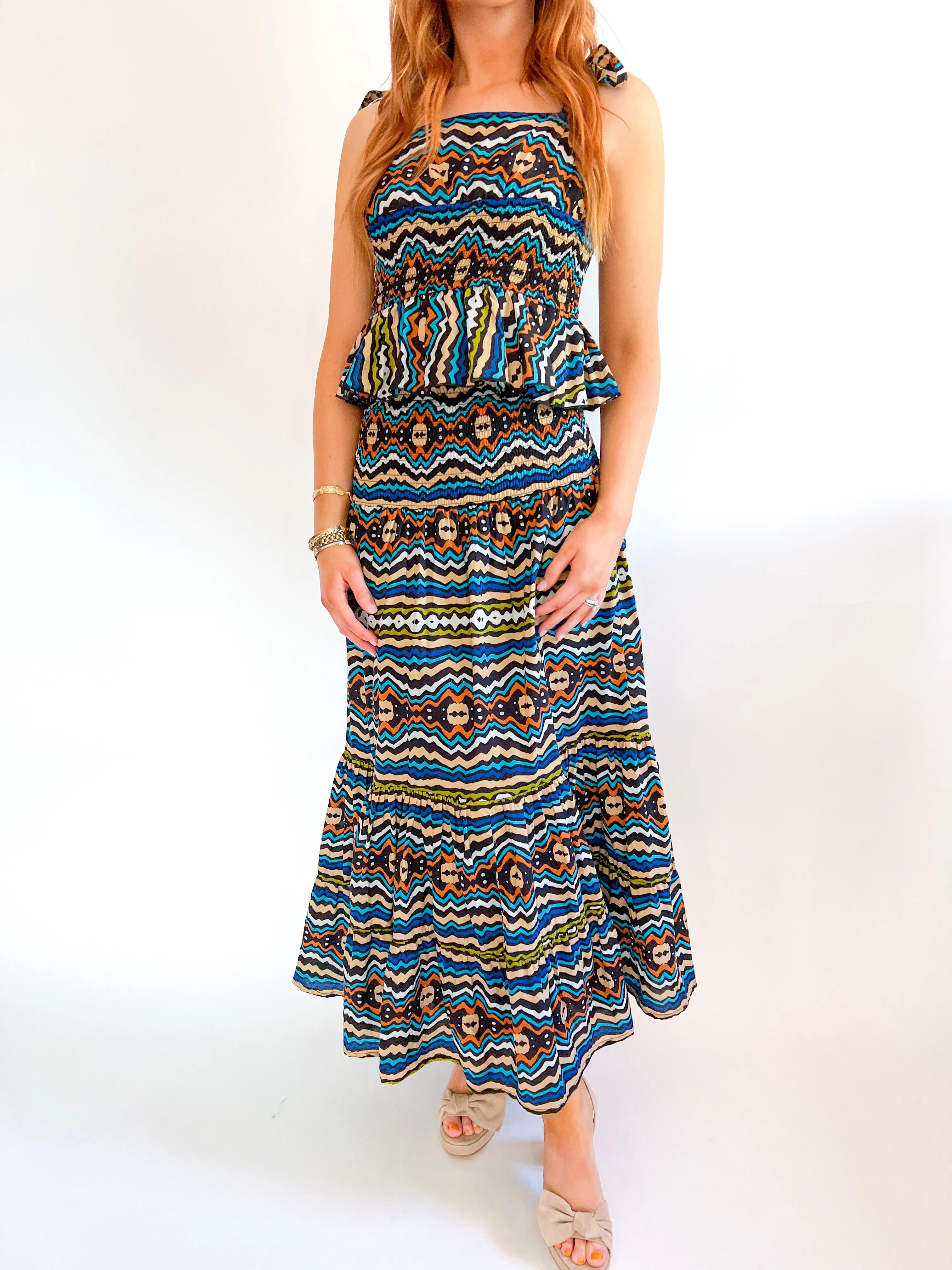 Ikat Stripe Izzy Skirt