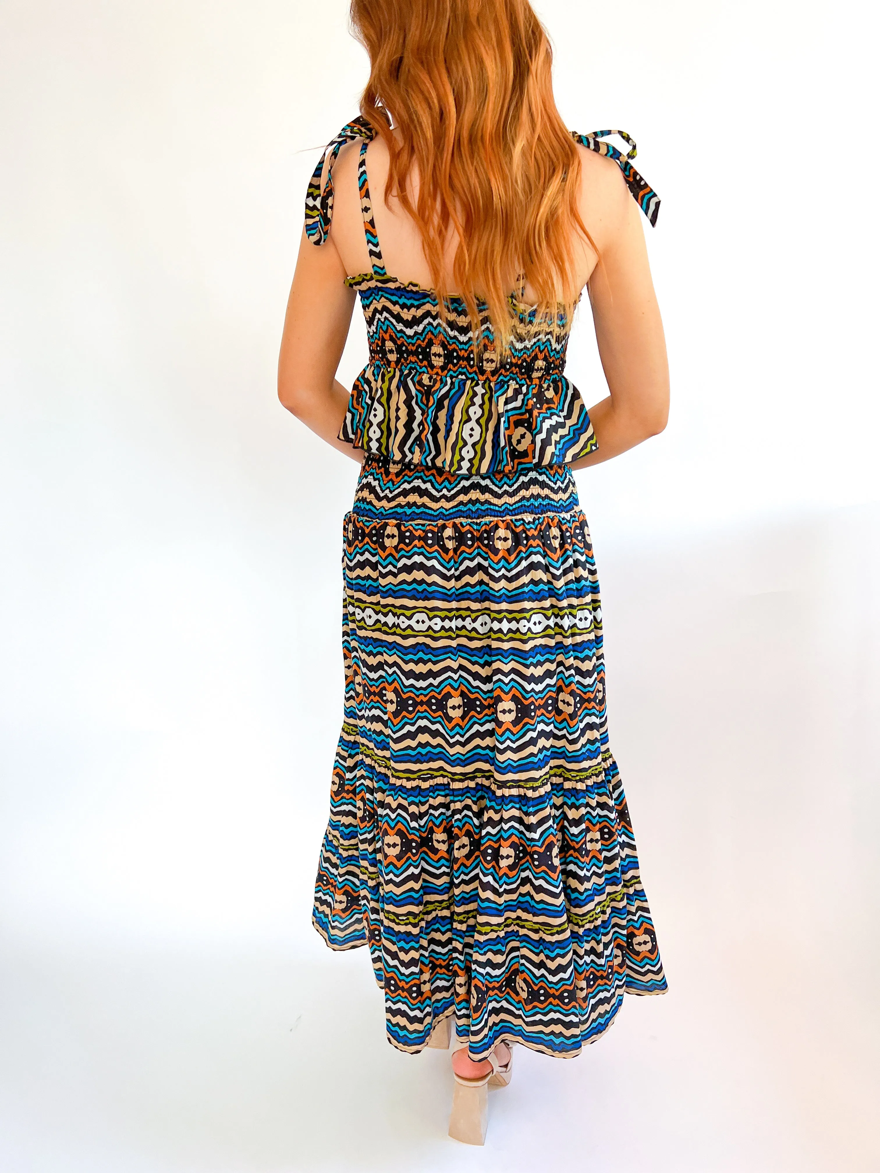 Ikat Stripe Izzy Skirt