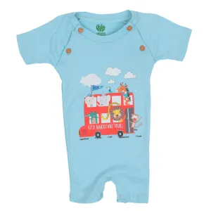 Infant Boys Knitted Romper City Adventure - Quiet T | Bachaa Party Baby Clothes Rompers