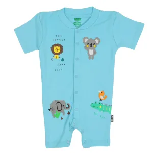 Infant Boys Knitted Romper Cutest Crew - T.Breeze | Bachaa Party Baby Clothes Rompers