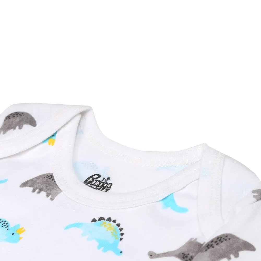 Infant Boys Romper 3Pc Dino - Mix. | Bachaa Party Baby Clothes Rompers