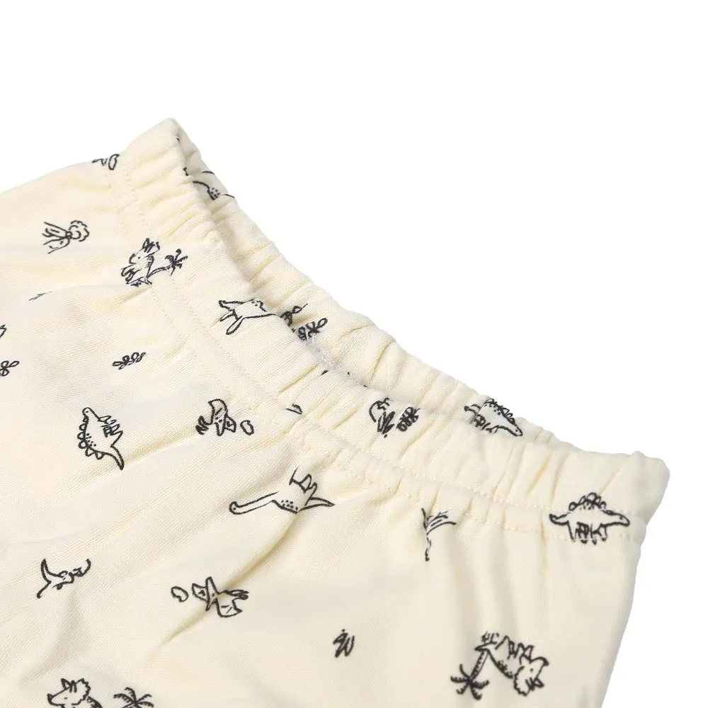 Infant Boys Set 4Pc Dino - A.White | Bachaa Party Baby Clothes Rompers