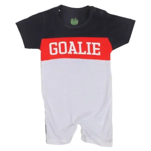 Infant Romper GOALIE - N.Blue | Bachaa Party Baby Clothes Rompers