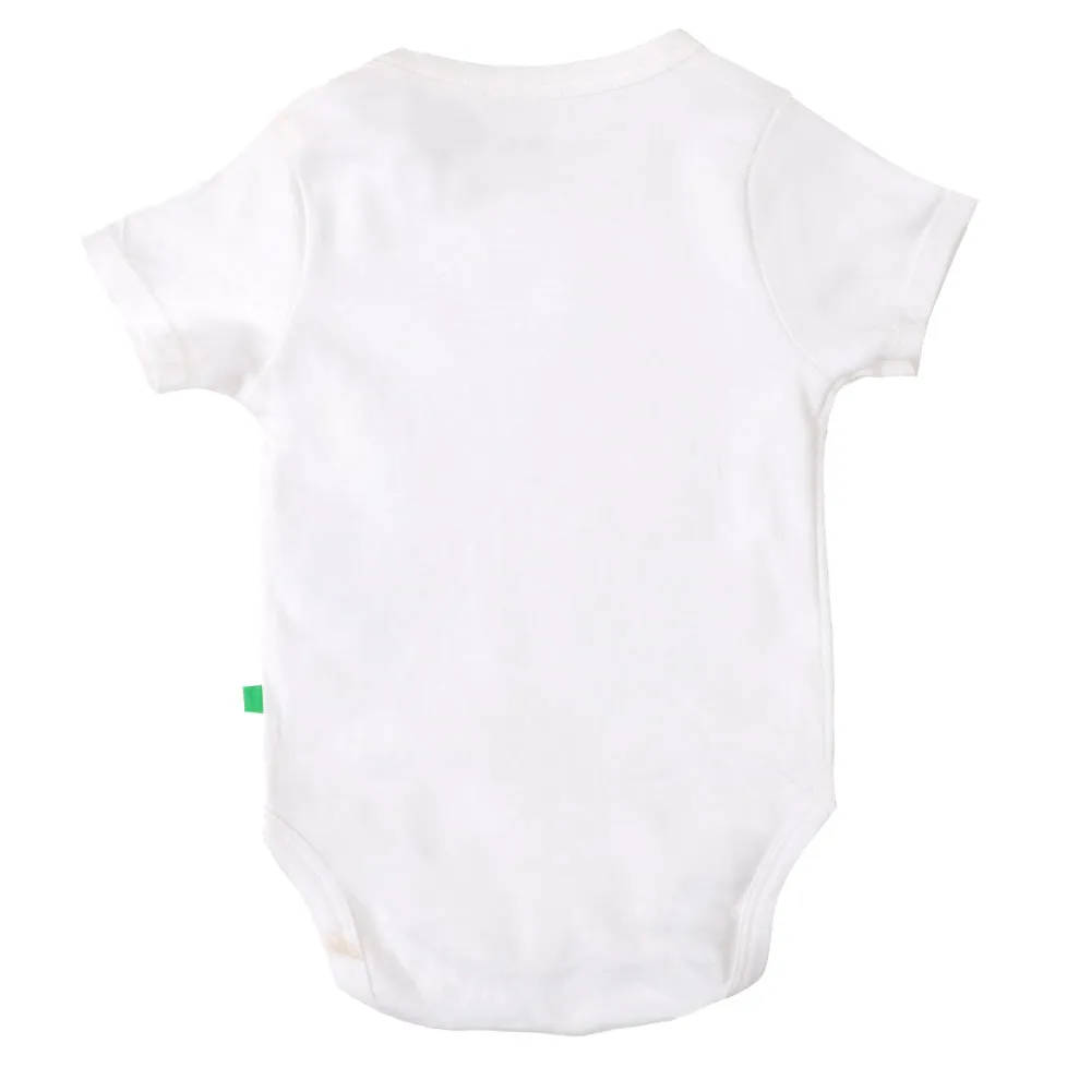 Infants Boys Basic Romper Independence Day - White | Bachaa Party Baby Clothes Rompers