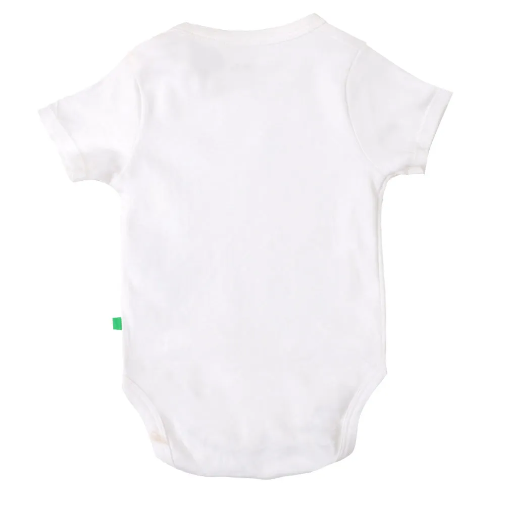 Infants Boys Basic Romper Jashn e Azadi - White | Bachaa Party Baby Clothes Rompers
