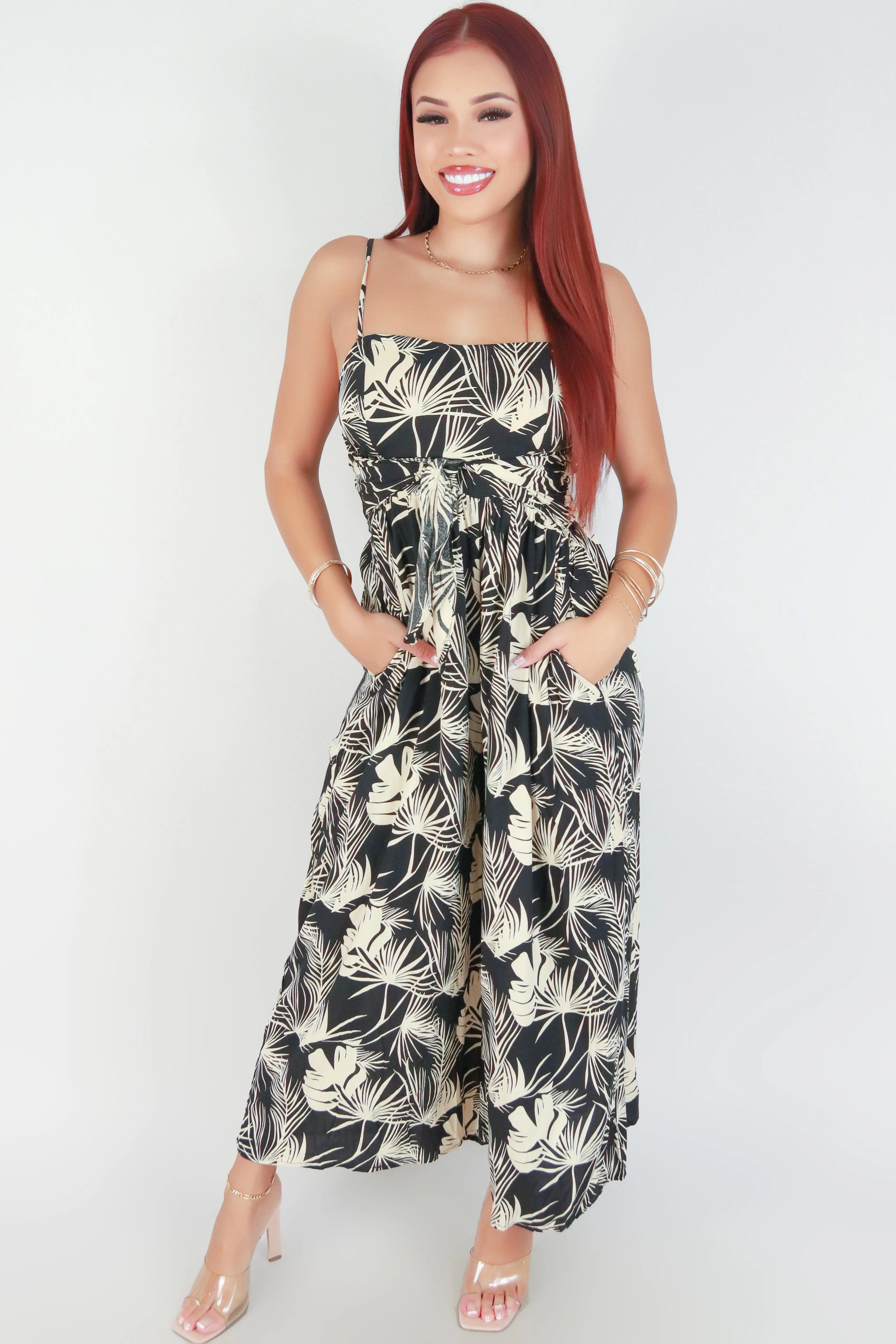 JUMP TO CONCLUSIONS JUMPSUIT
