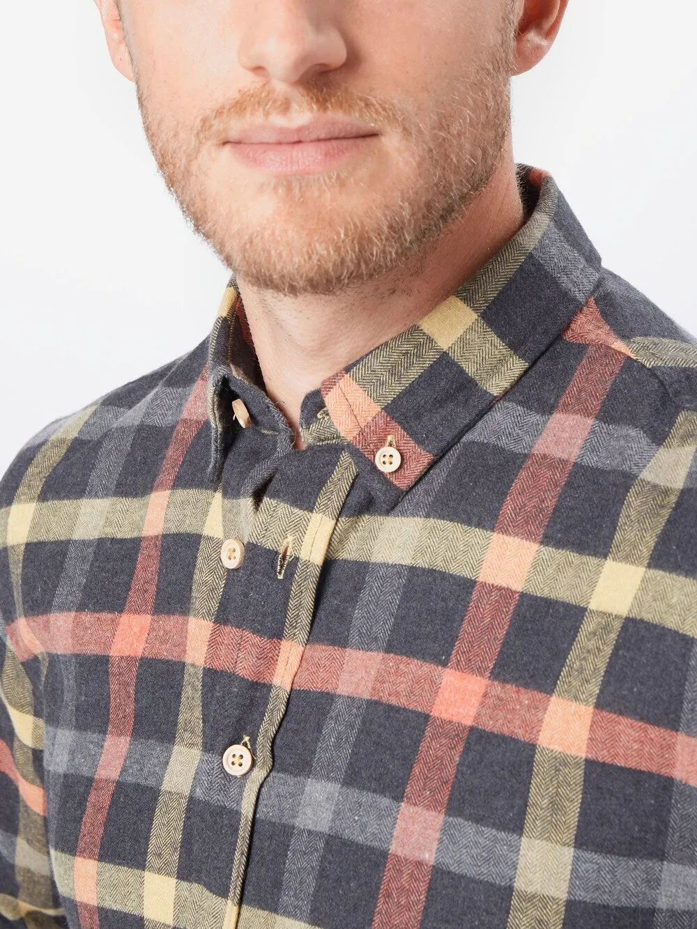 Kronstadt Dean Slim Fit Button Down Shirt, Mixed Colors