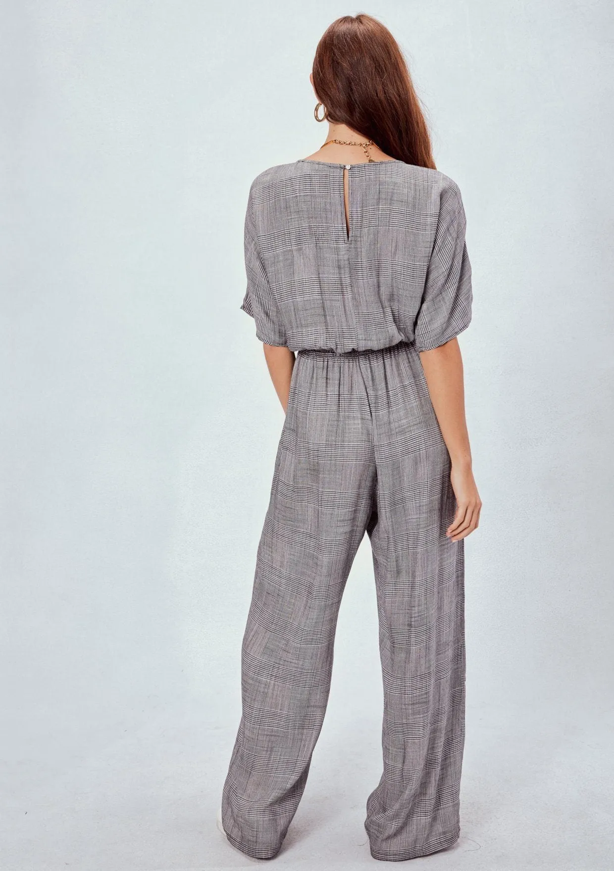 Marcela Plaid Jumpsuit