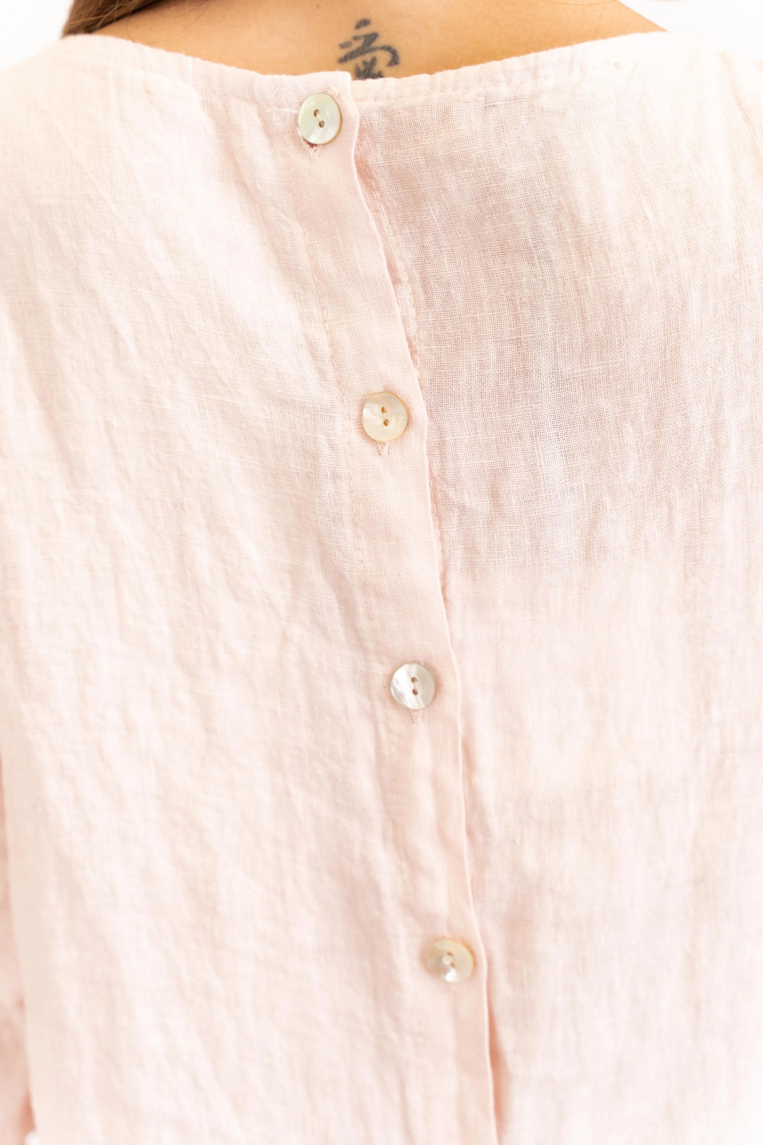 Me & Gee - Top with Button Back Detail