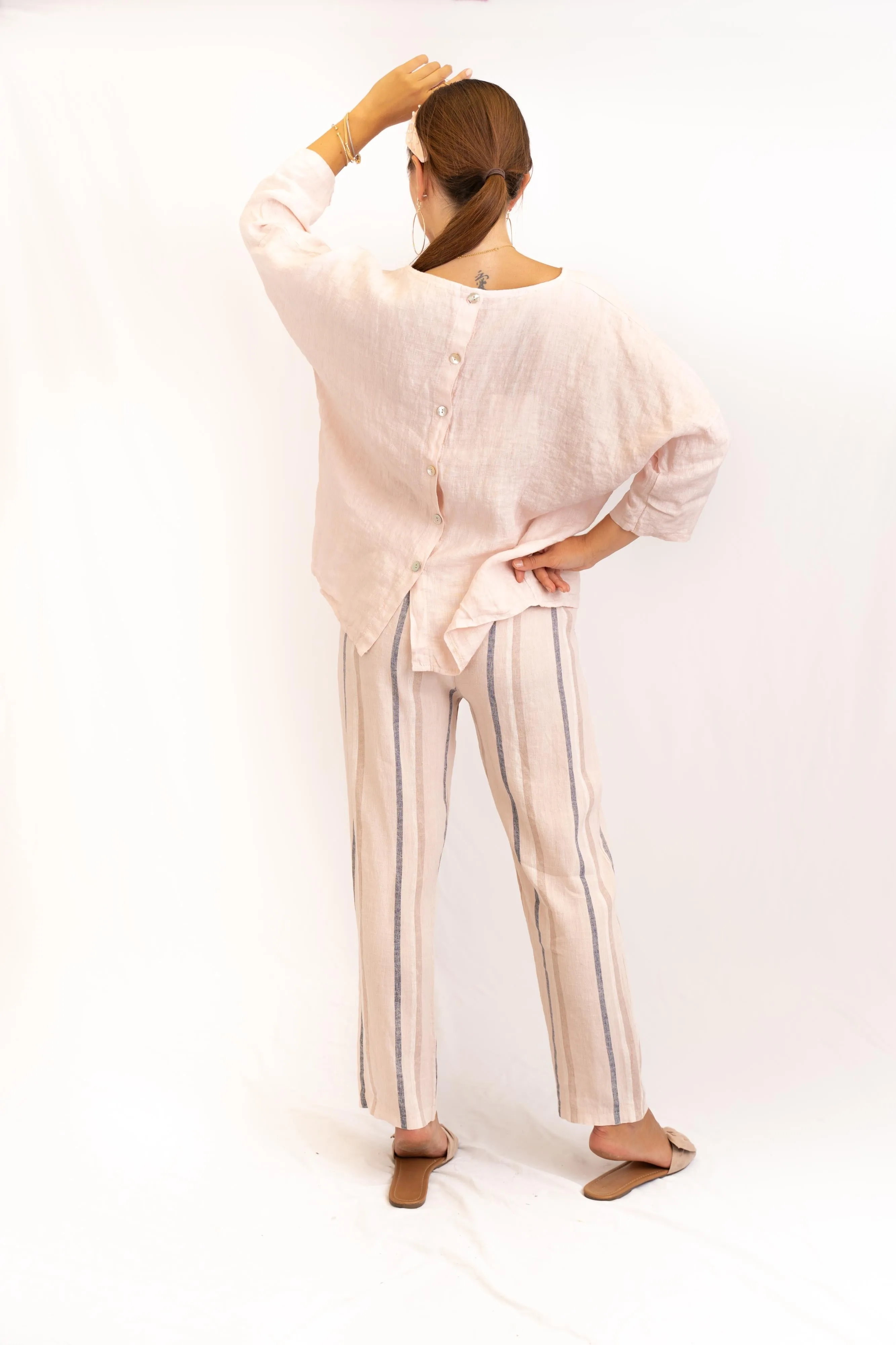 Me & Gee - Top with Button Back Detail