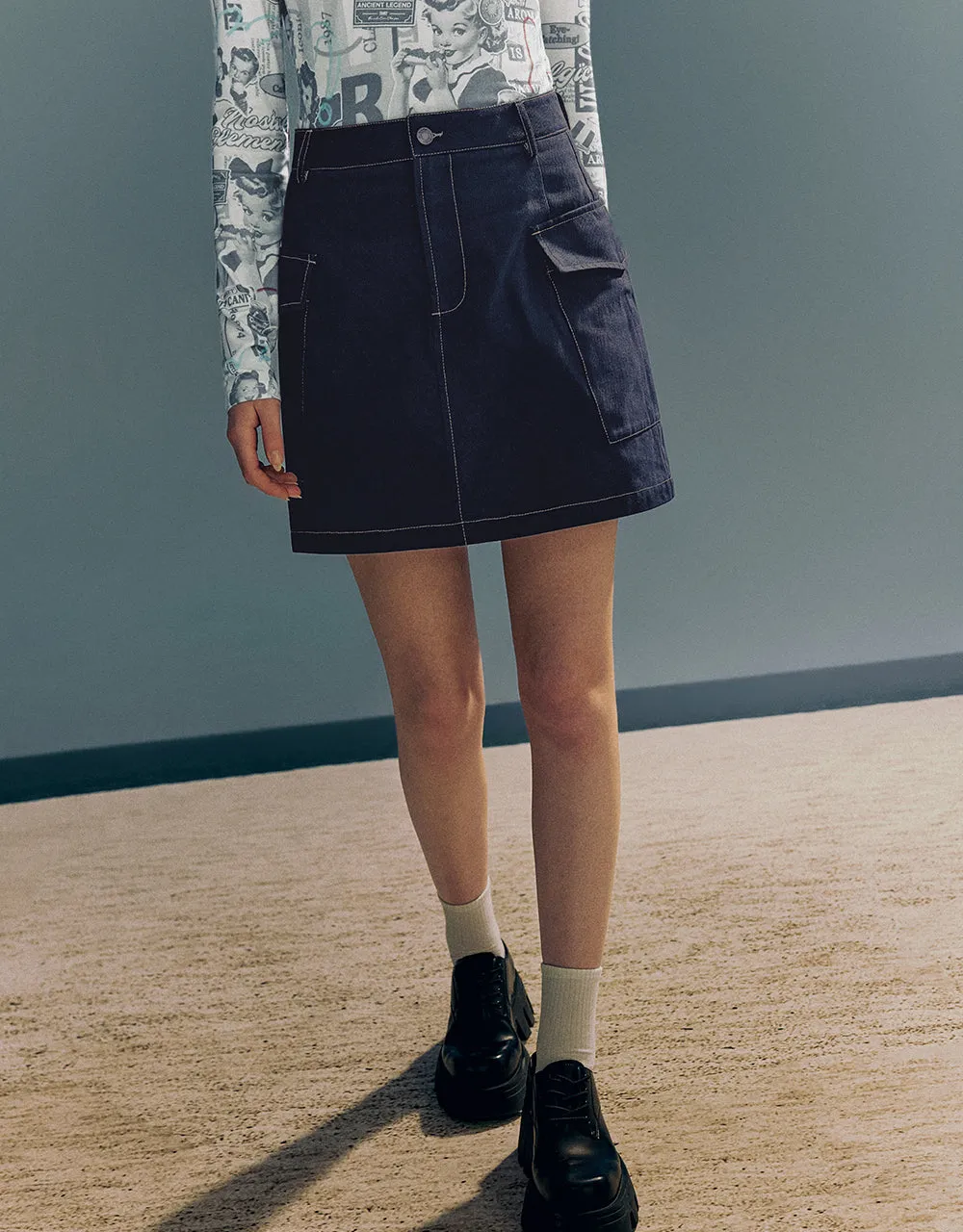 Mini A-Line Skirt
