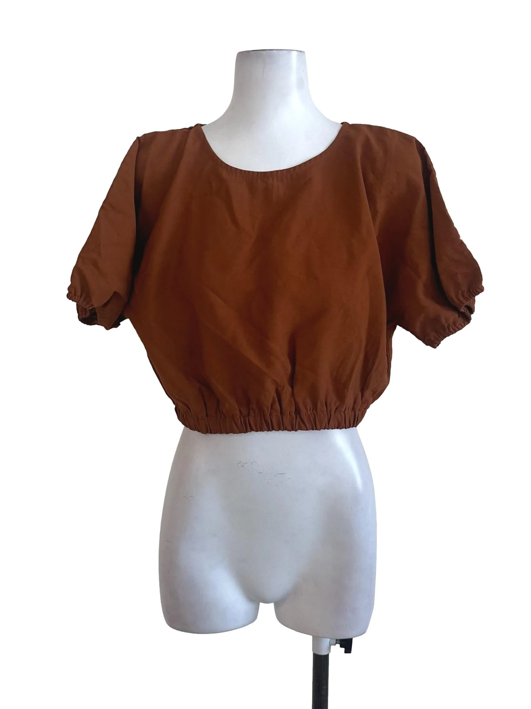 Mustard Brown Plain Top